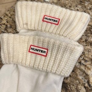 Hunter socks White size 8